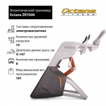 Эллиптический тренажер Octane ZR7000 с консолью Standard